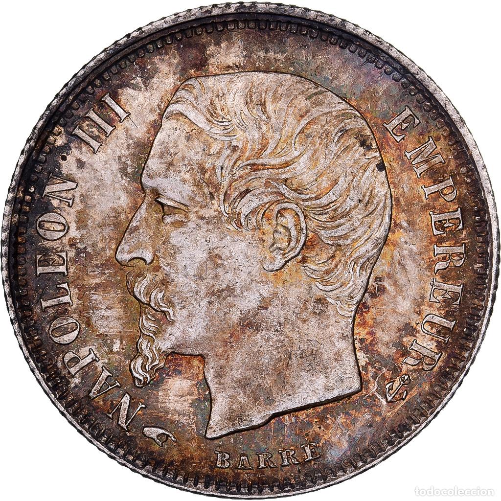 Monedas antiguas de Europa: [#1201829] Francia, Napoleon III, 50 Centimes, Napol&eacute;on III, 1857, Paris, Plata, EBC
