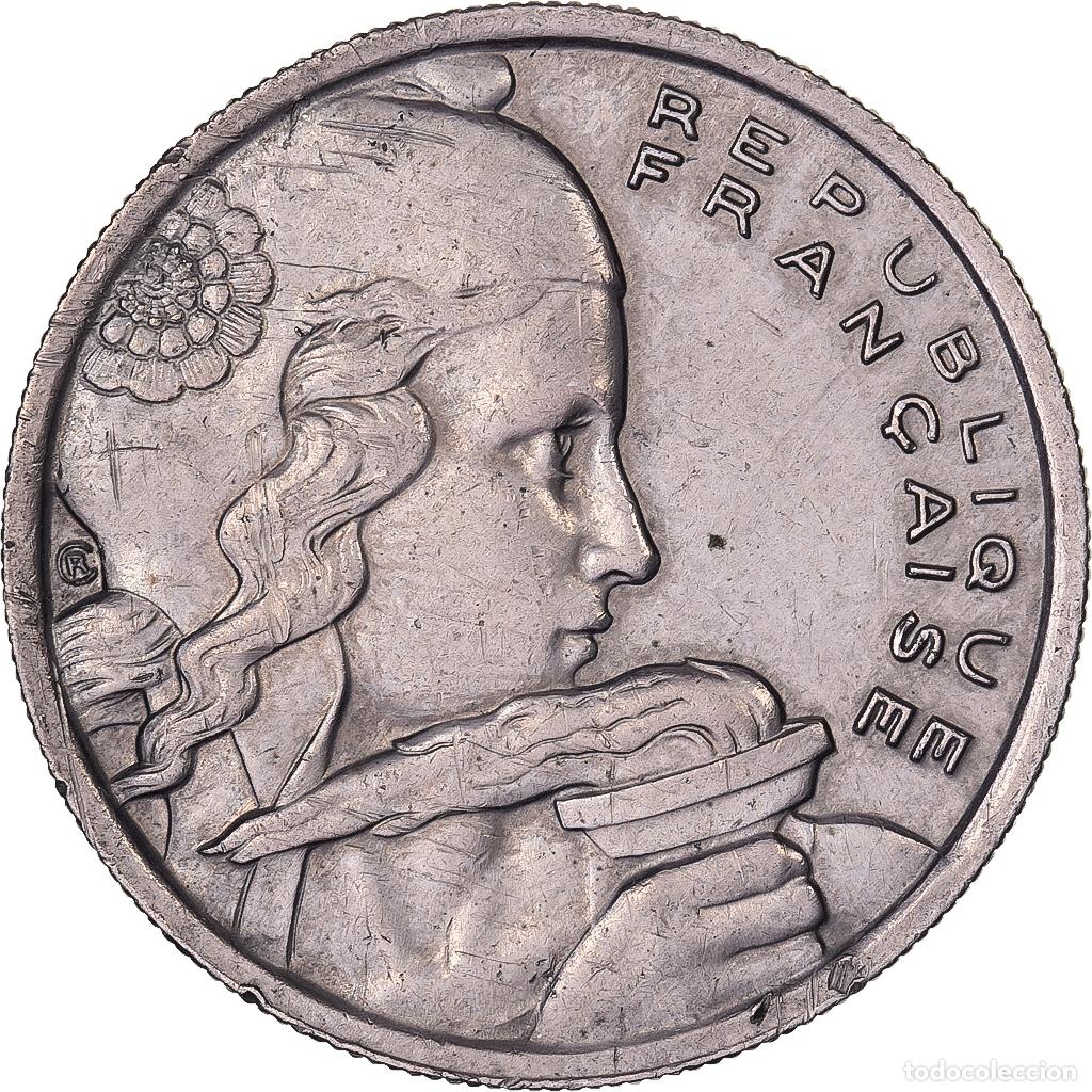 Old Coins of Europe: [#137287] Francia, 100 Francs, Cochet, 1958, Paris, Chouette, Cobre - n&iacute;quel, MBC+