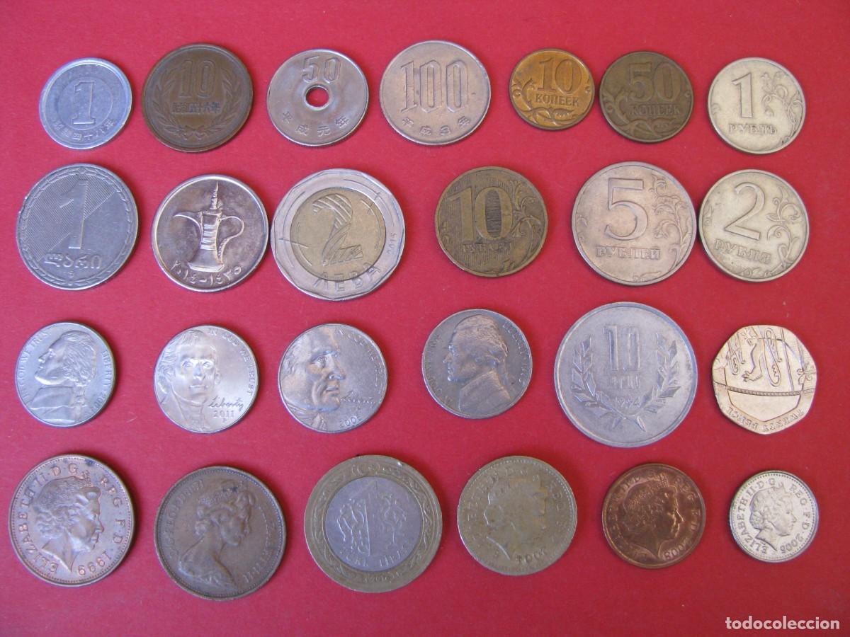 Monedas antiguas de Europa: LOTE DE 25 MONEDAS EXTRANJERAS. DIFERENTES PA&Iacute;SES.