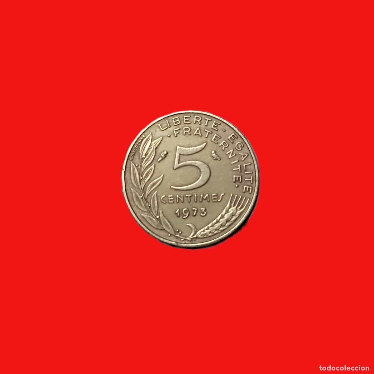 Monedas antiguas de Europa: Francia 5 Centimos 1973 (1804) - Foto 2