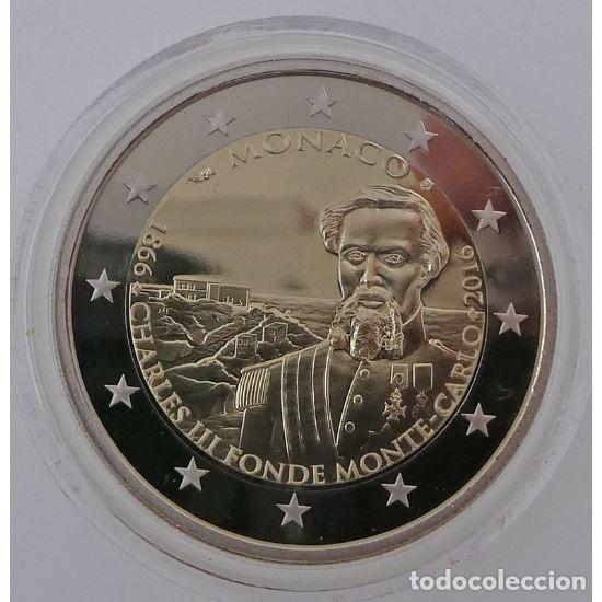 Monedas antiguas de Europa: Moneda 2 euros M&oacute;naco 2016 - Foto 2