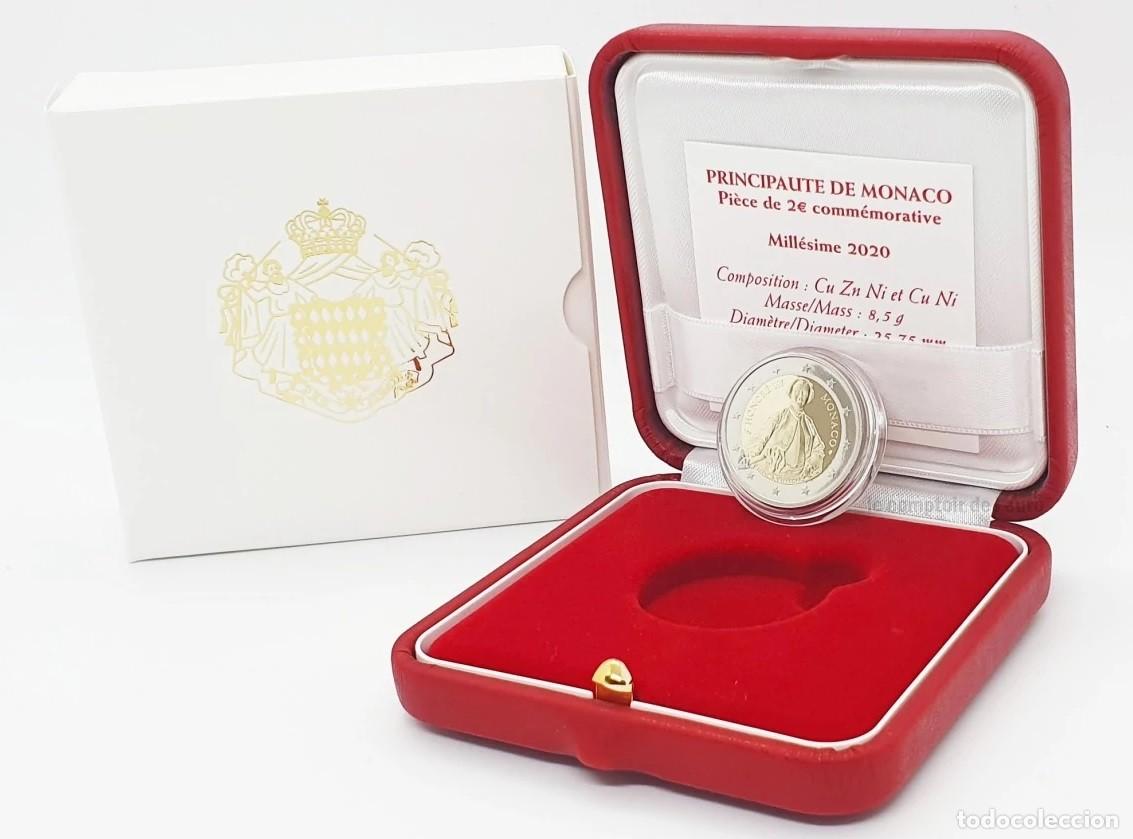 Monedas antiguas de Europa: Moneda 2 euros M&oacute;naco 2020 - Foto 1