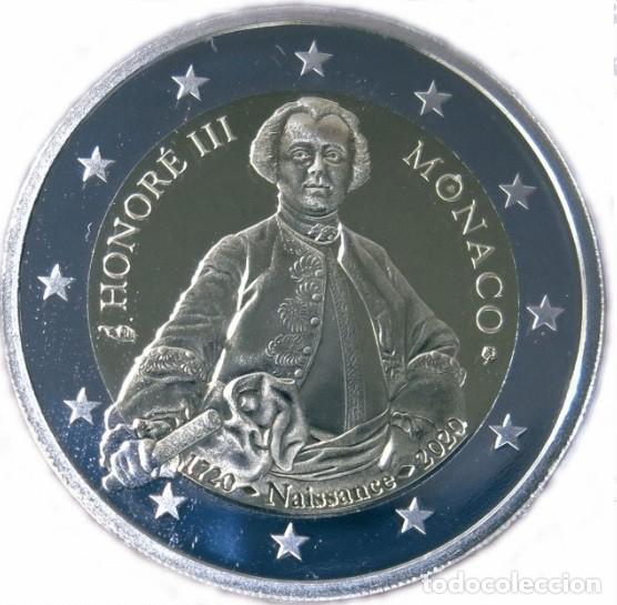 Monedas antiguas de Europa: Moneda 2 euros M&oacute;naco 2020 - Foto 2