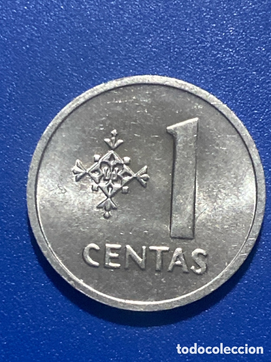 Monedas antiguas de Europa: Lituania 1 Centa 1991 - Foto 2