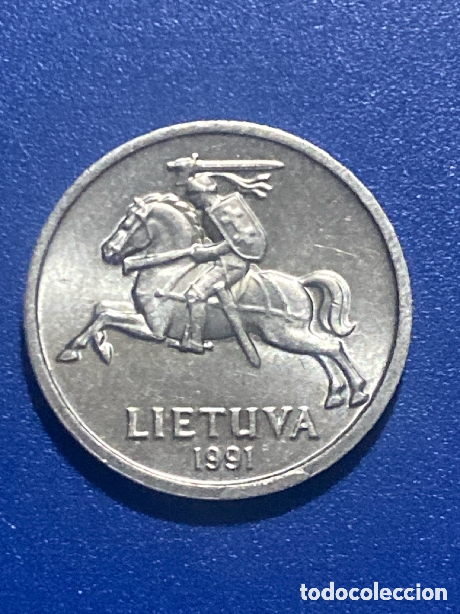 Monedas antiguas de Europa: Lituania 1 Centa 1991 - Foto 1