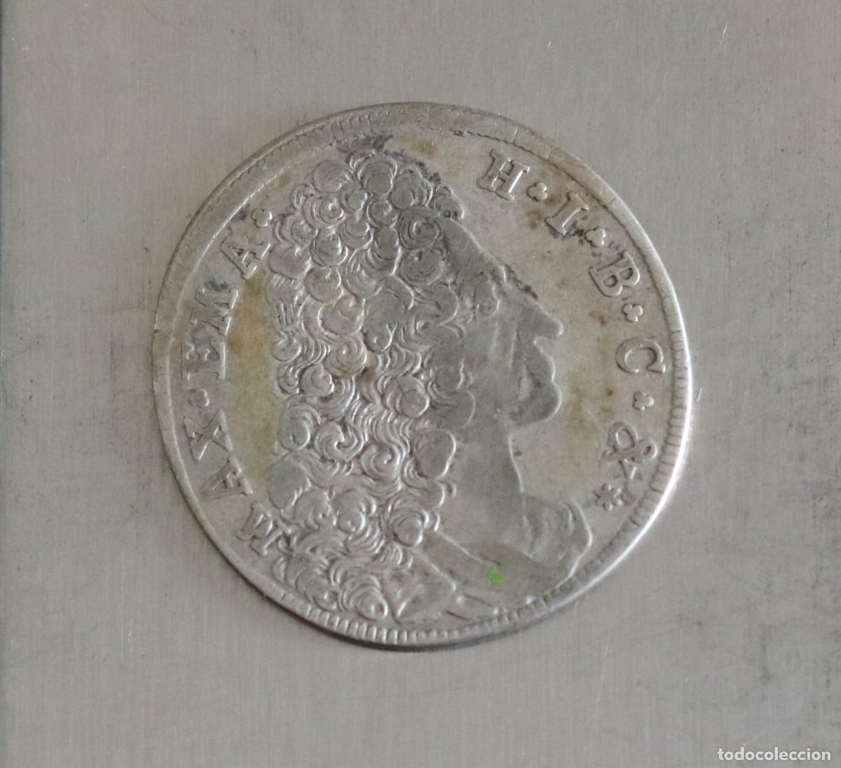 Monedas antiguas de Europa: 30 KREUZER 1715 BAVIERA - Foto 2