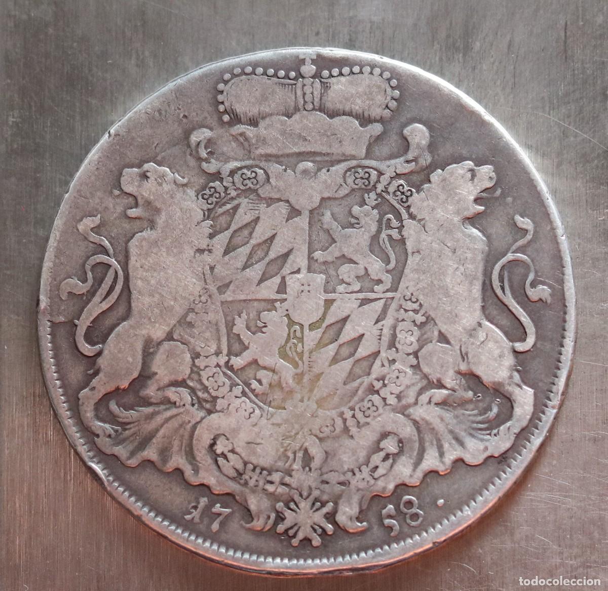 Monedas antiguas de Europa: THALER 1758 BAVIERA.. - Foto 1