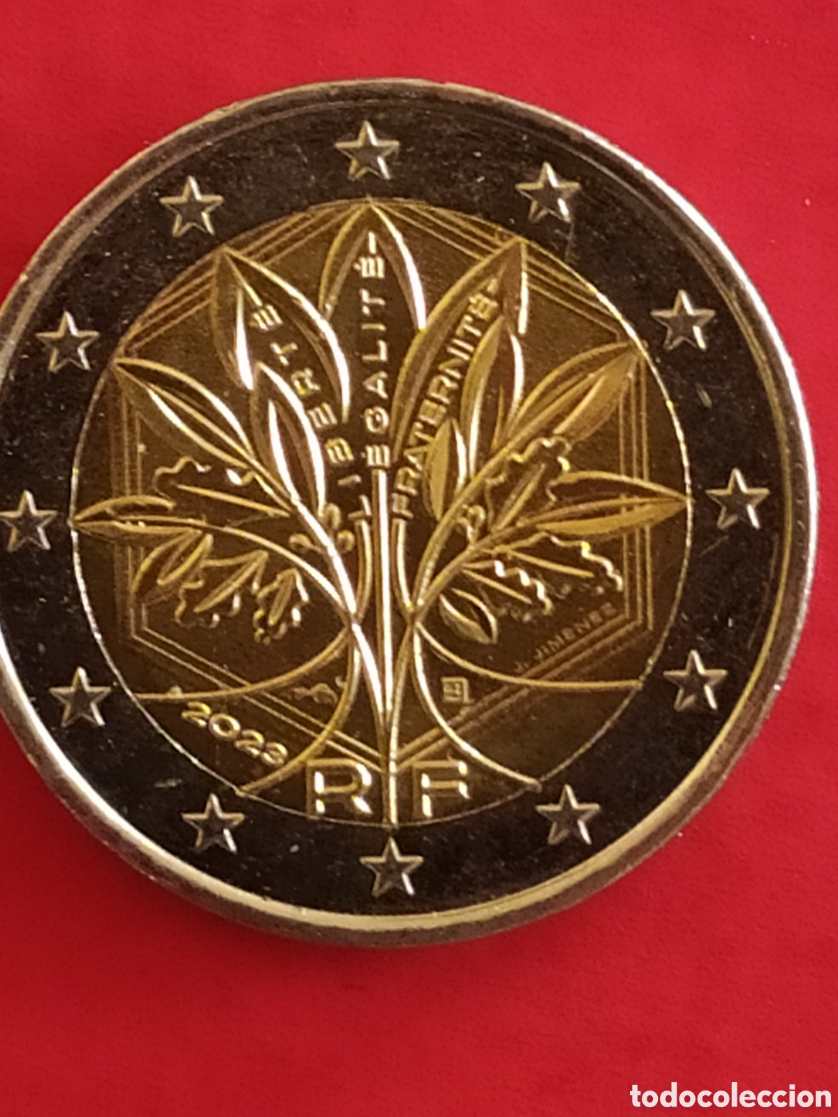 Monedas antiguas de Europa: Moneda conmemorativa de 2 euros Francia juegos ol&iacute;mpicos