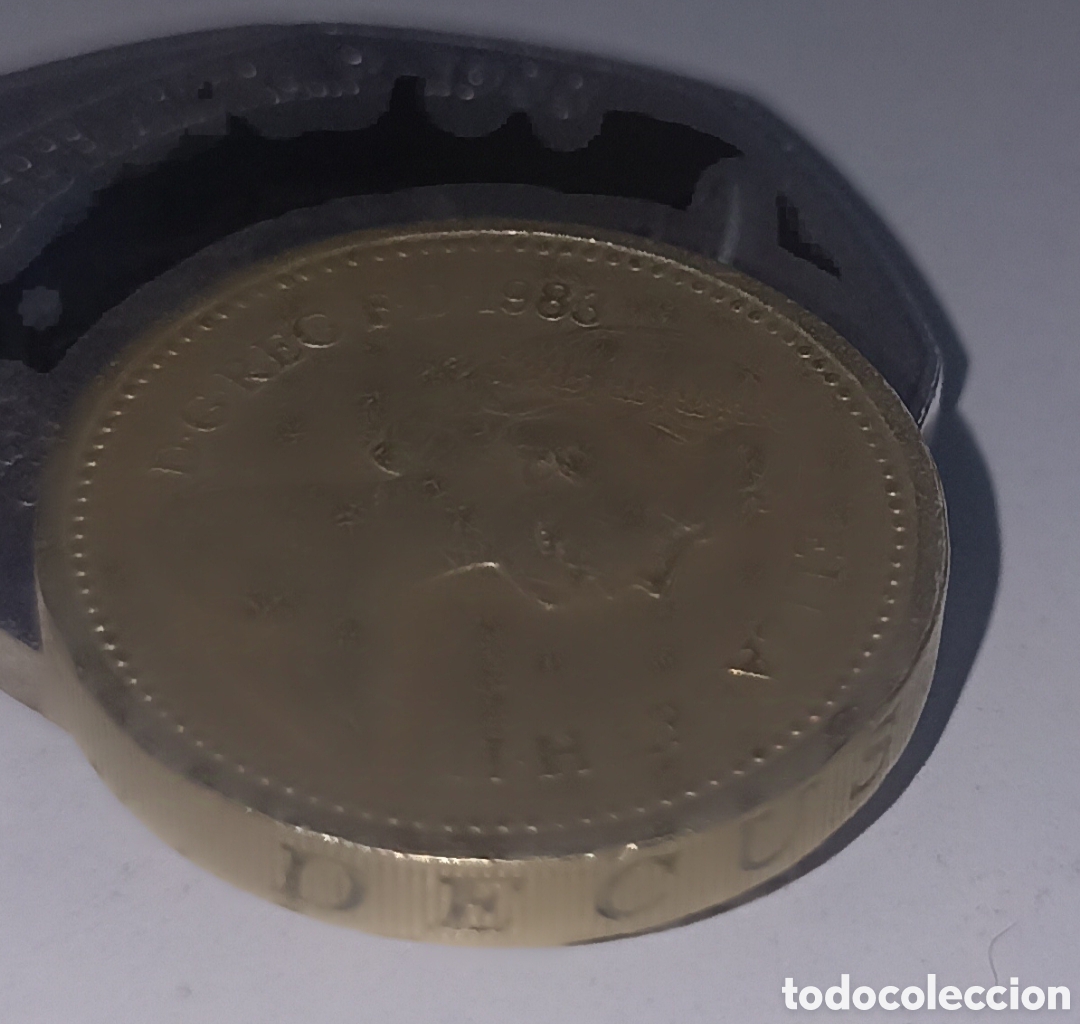 Monedas antiguas de Europa: Libra 1983 Isabel II - Foto 3