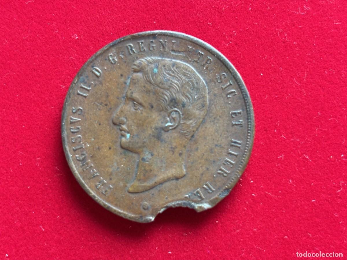 Monedas antiguas de Europa: 10 Tornesi Francisco II, 1859 - Foto 1
