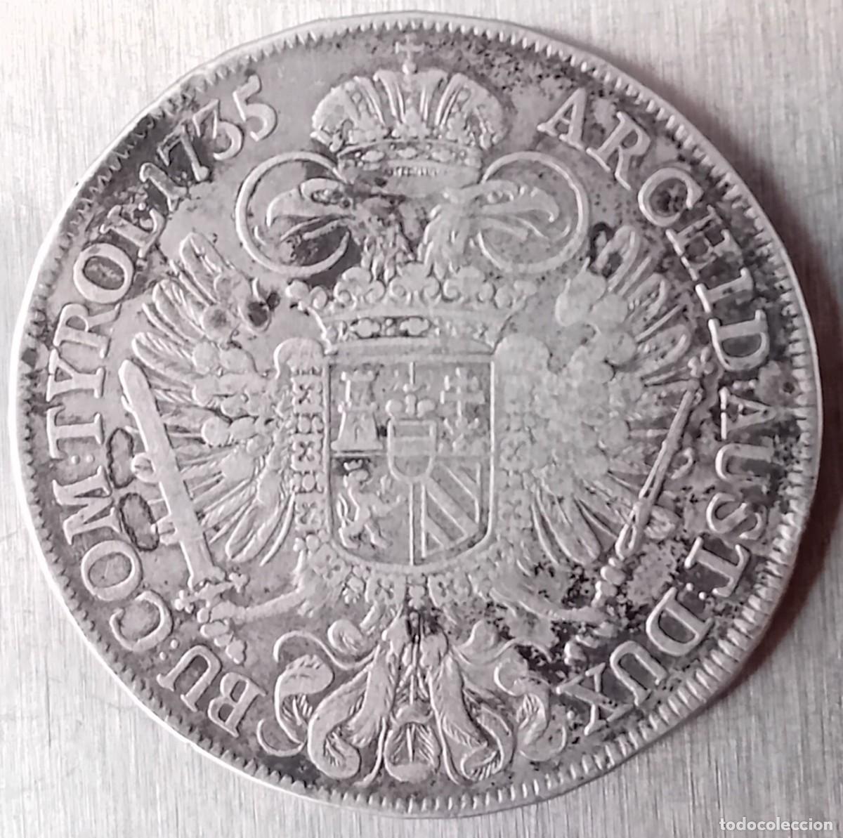Monedas antiguas de Europa: THALER 1735 AUSTRIA. - Foto 1