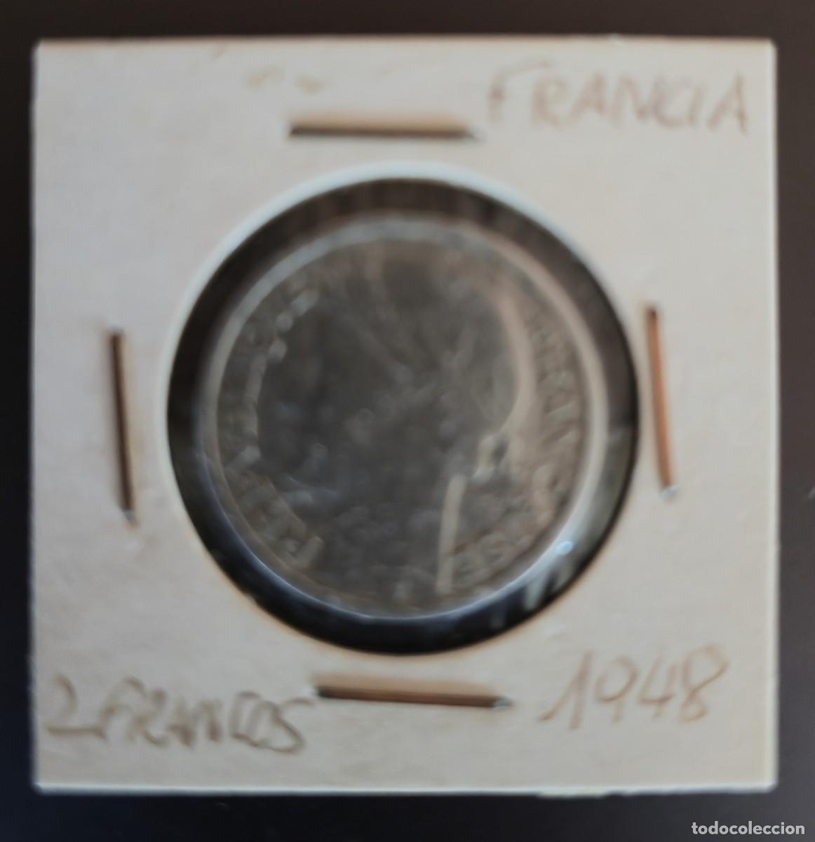 Monedas antiguas de Europa: MONEDA DE FRANCIA 1948 - 2 FRANCOS - Foto 2