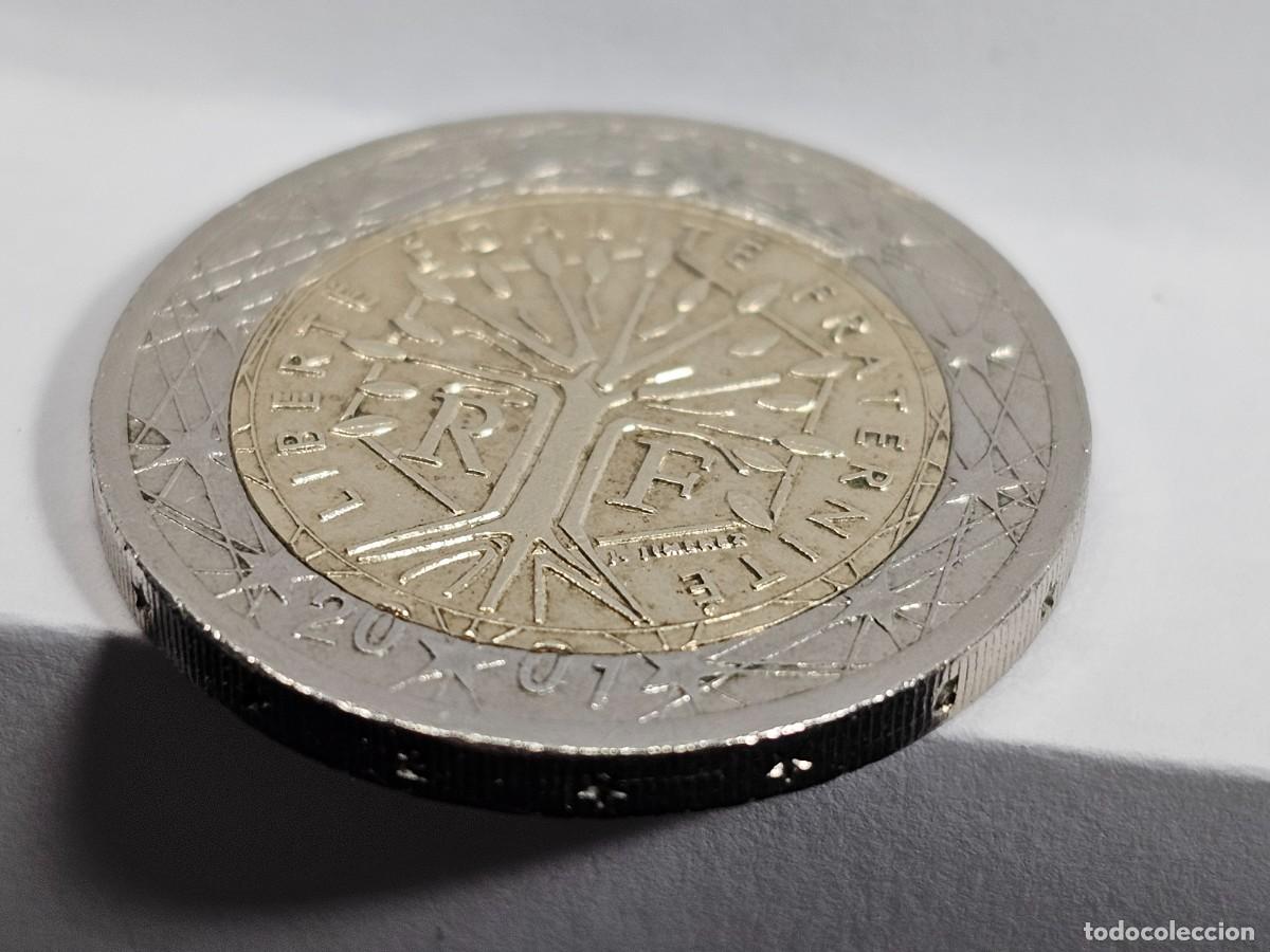 Monedas antiguas de Europa: 2&euro; de Francia 2001 error acu&ntilde;acion - Foto 5