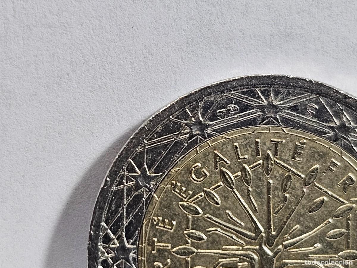 Monedas antiguas de Europa: 2&euro; de Francia 2001 error acu&ntilde;acion - Foto 6