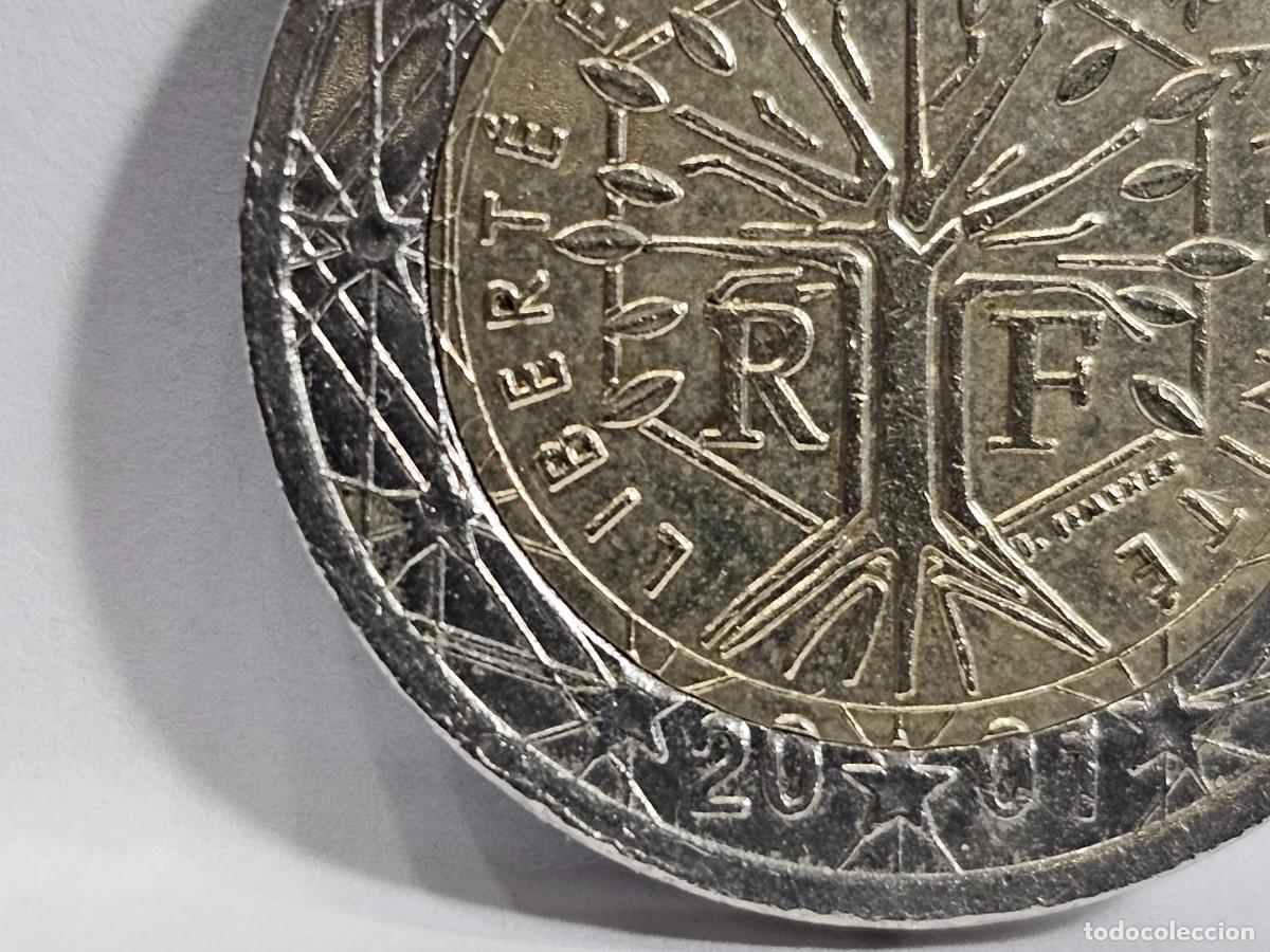 Monedas antiguas de Europa: 2&euro; de Francia 2001 error acu&ntilde;acion - Foto 8
