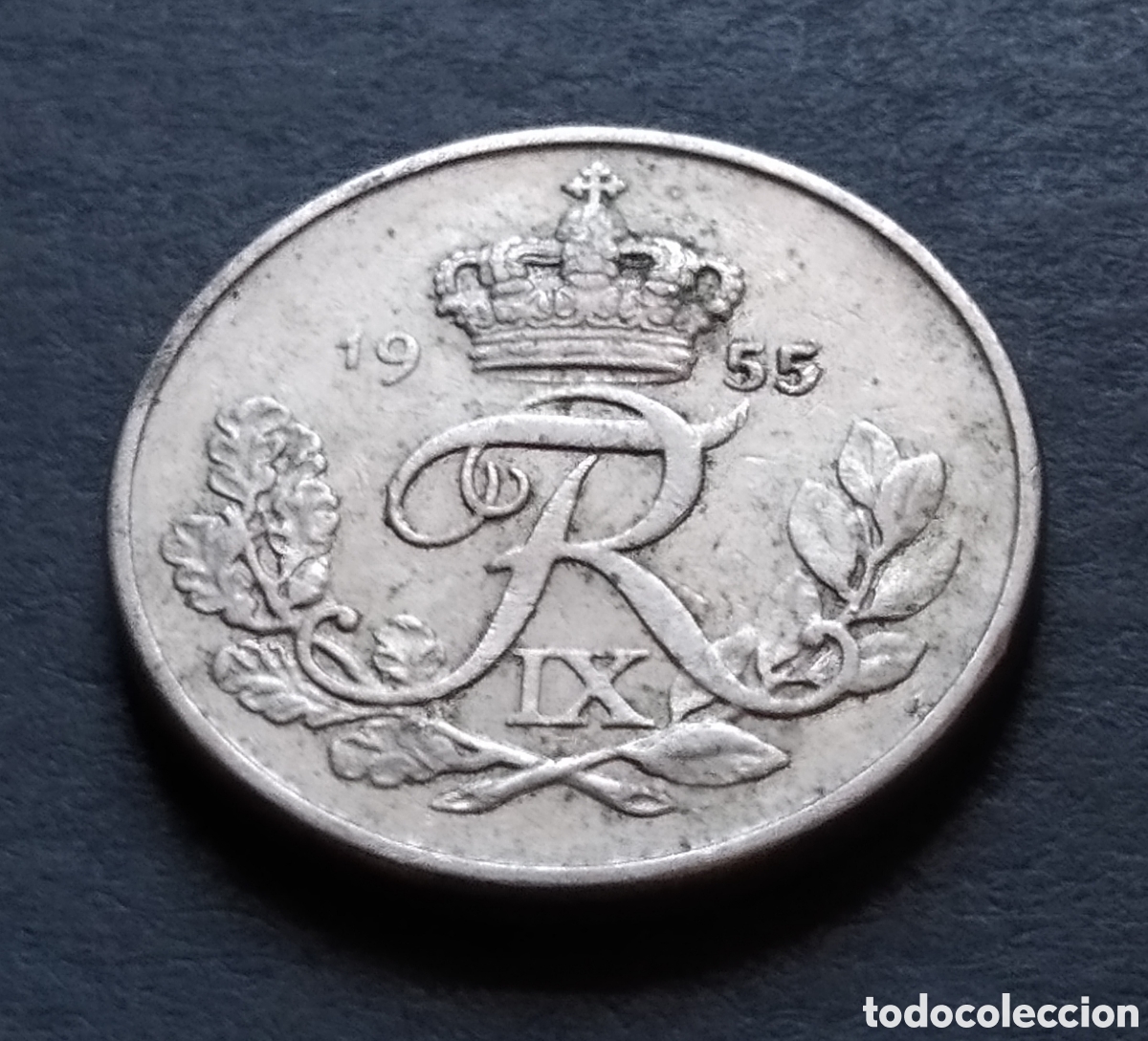 Monedas antiguas de Europa: MONEDA - DINAMARCA 10 ORE 1955 - Foto 4
