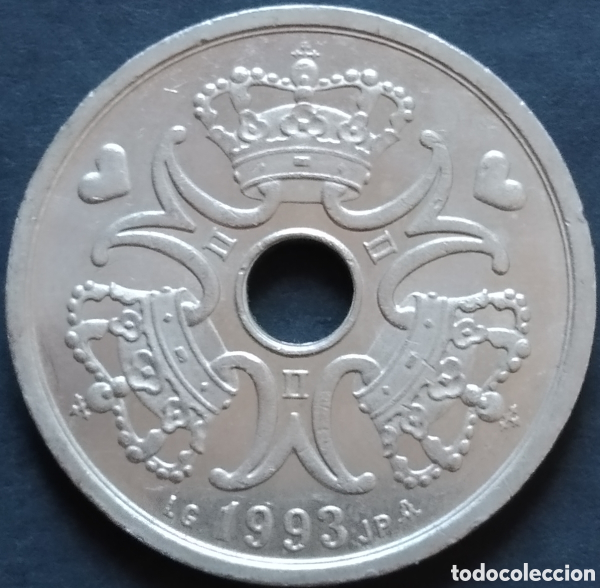Monedas antiguas de Europa: MONEDA - DINAMARCA 2 CORONAS 1993 - Foto 2