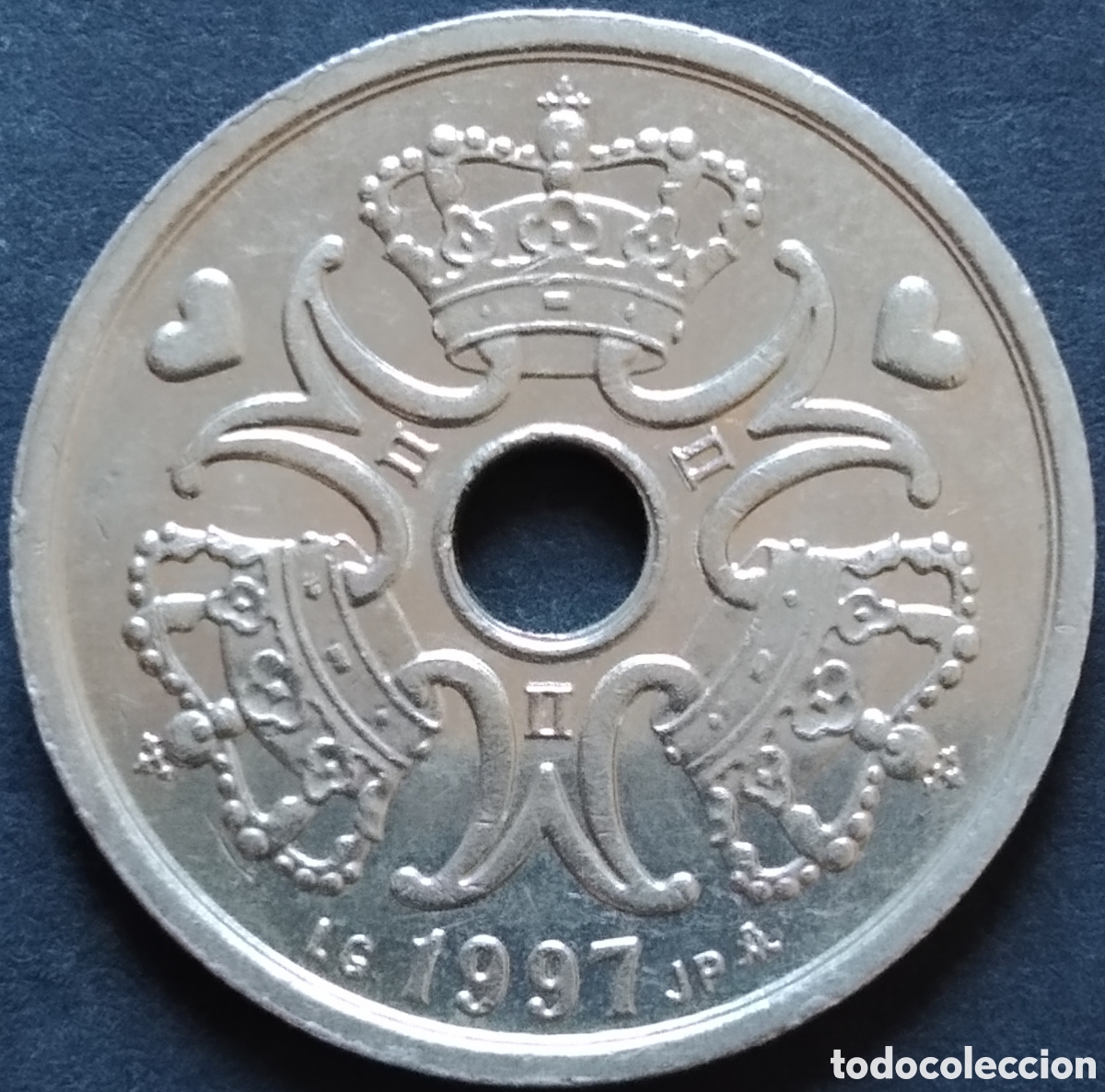 Monedas antiguas de Europa: MONEDA - DINAMARCA 2 CORONAS 1997 - Foto 2
