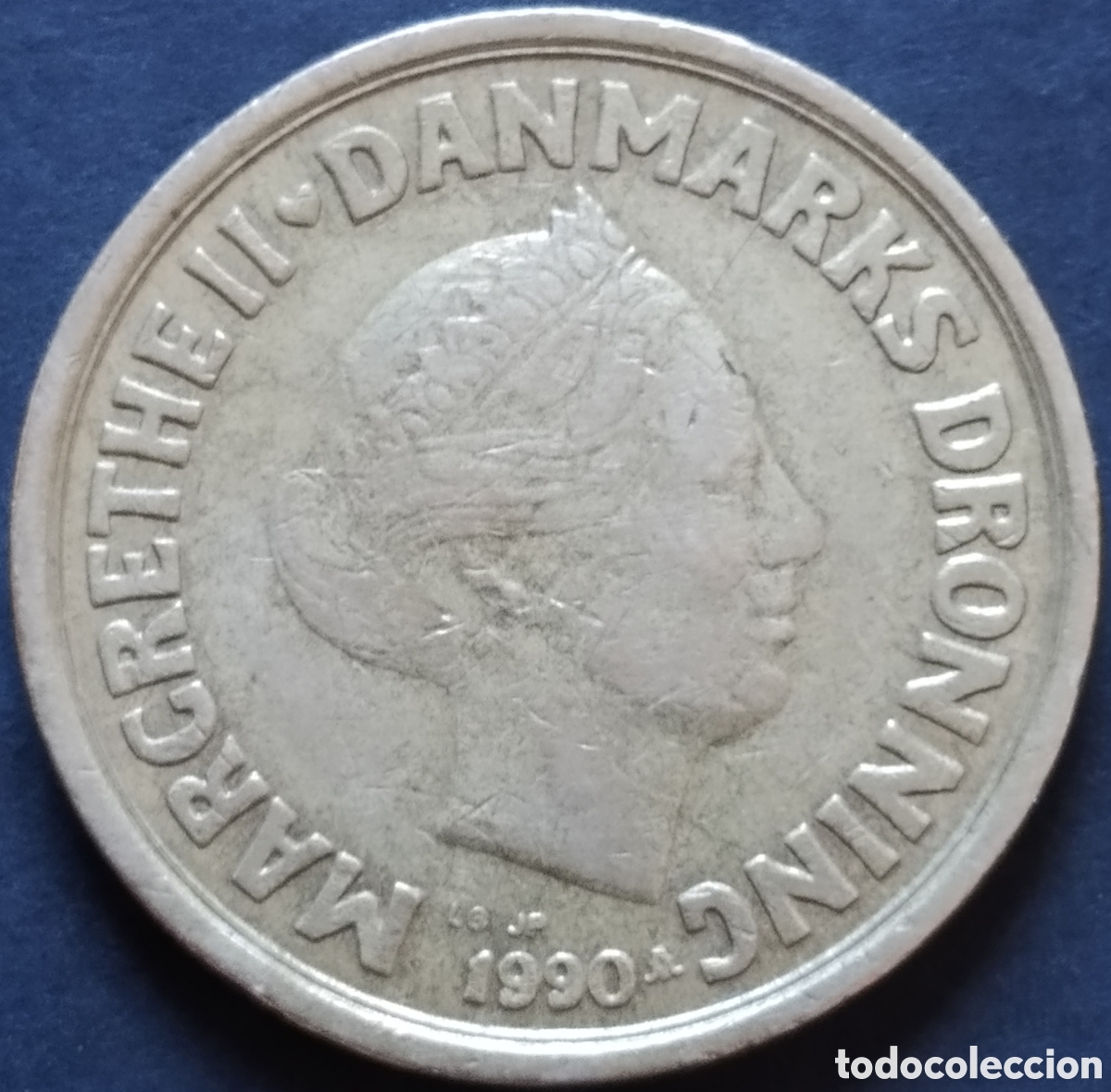 Monedas antiguas de Europa: MONEDA - DINAMARCA 20 CORONAS 1990 - Foto 2