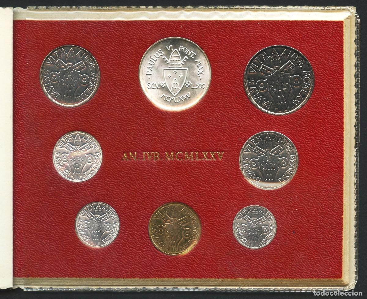 Monedas antiguas de Europa: VATICANO, MONEDAS, SET, PONTIFICADO DE PABLO VI, 1975