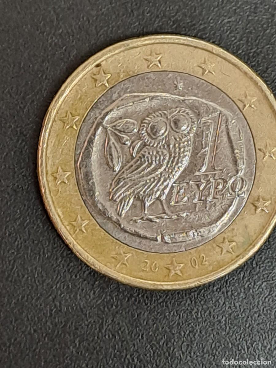 Monedas antiguas de Europa: Moneda de 1&euro; buho de la suerte - Foto 1