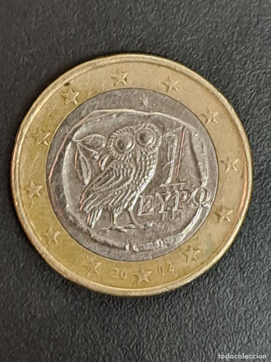 Monedas antiguas de Europa: Moneda de 1&euro; buho de la suerte - Foto 2