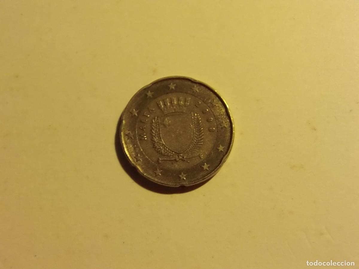Monedas antiguas de Europa: MALTA 20 C&Eacute;NTIMOS 2008 - BC.. - Foto 1