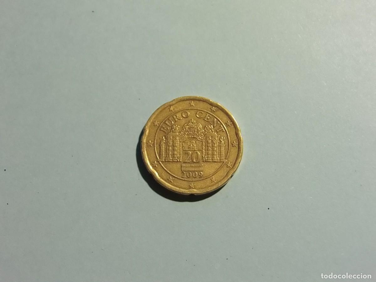 Monedas antiguas de Europa: AUSTRIA 20 C&Eacute;NTIMOS 2009 - BC. - Foto 1
