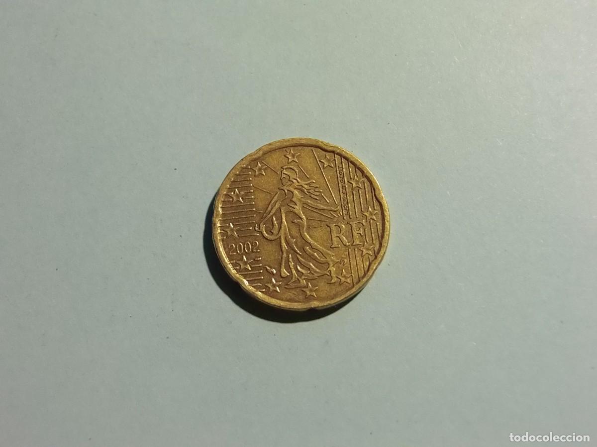 Monedas antiguas de Europa: FRANCIA 20 C&Eacute;NTIMOS 2002 - BC. - Foto 1