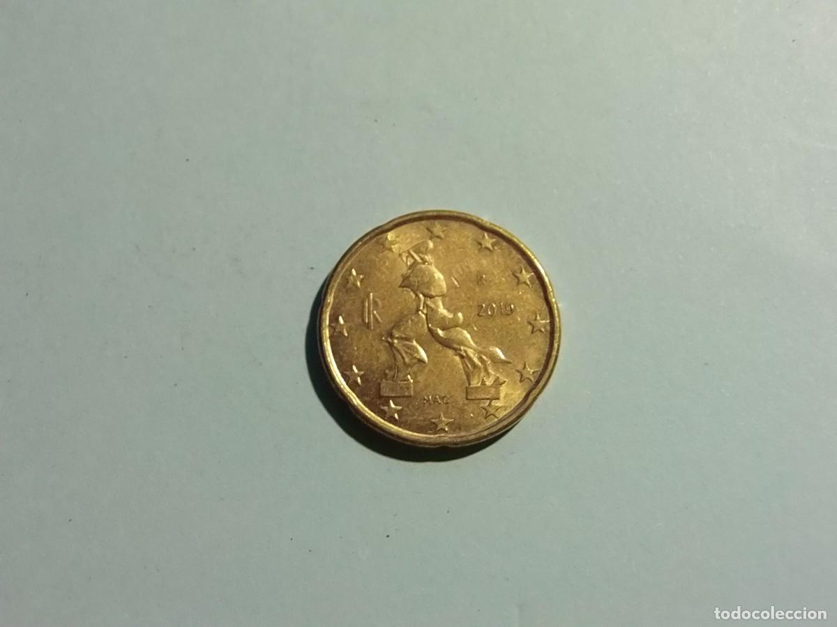 Monedas antiguas de Europa: ITALIA 20 C&Eacute;NTIMOS 2019 - BC. - Foto 1