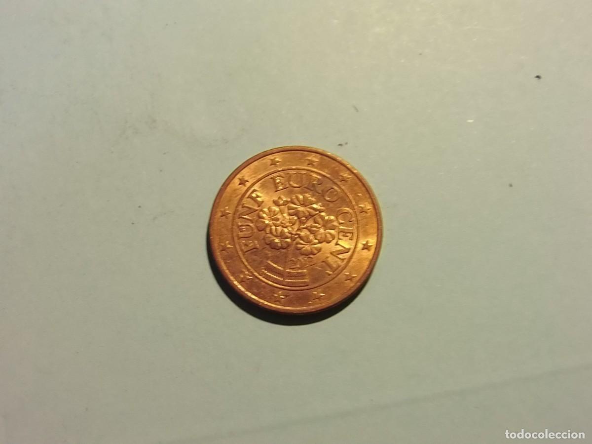 Monedas antiguas de Europa: AUSTRIA 5 C&Eacute;NTIMOS 2012 - MBC. - Foto 1
