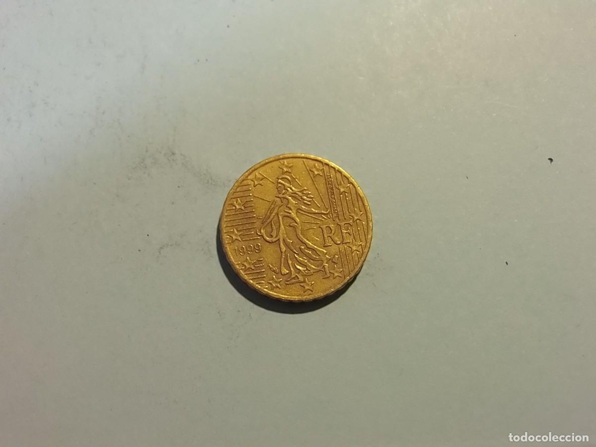 Monedas antiguas de Europa: FRANCIA 10 C&Eacute;NTIMOS 1999 - BC. - Foto 1