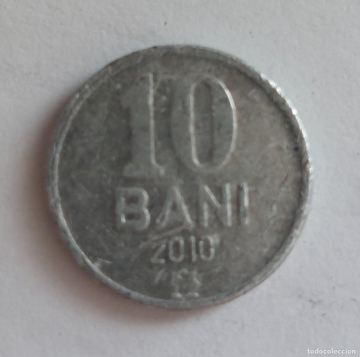 Monedas antiguas de Europa: Moldavia. 10 Bani - 2010 - Foto 2
