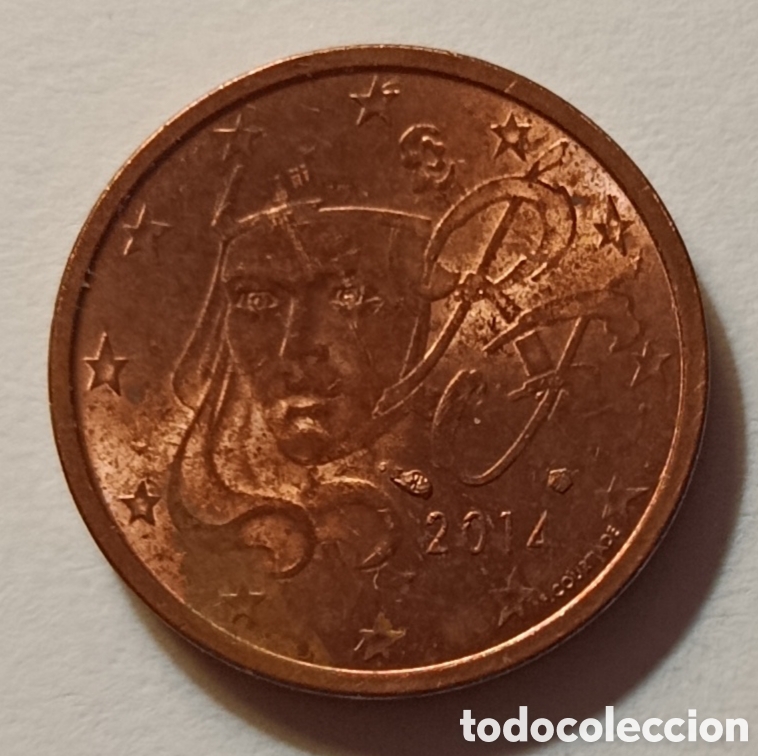 Monedas antiguas de Europa: 2 C&Eacute;NTIMOS/2014 (FRANCIA) - Foto 1