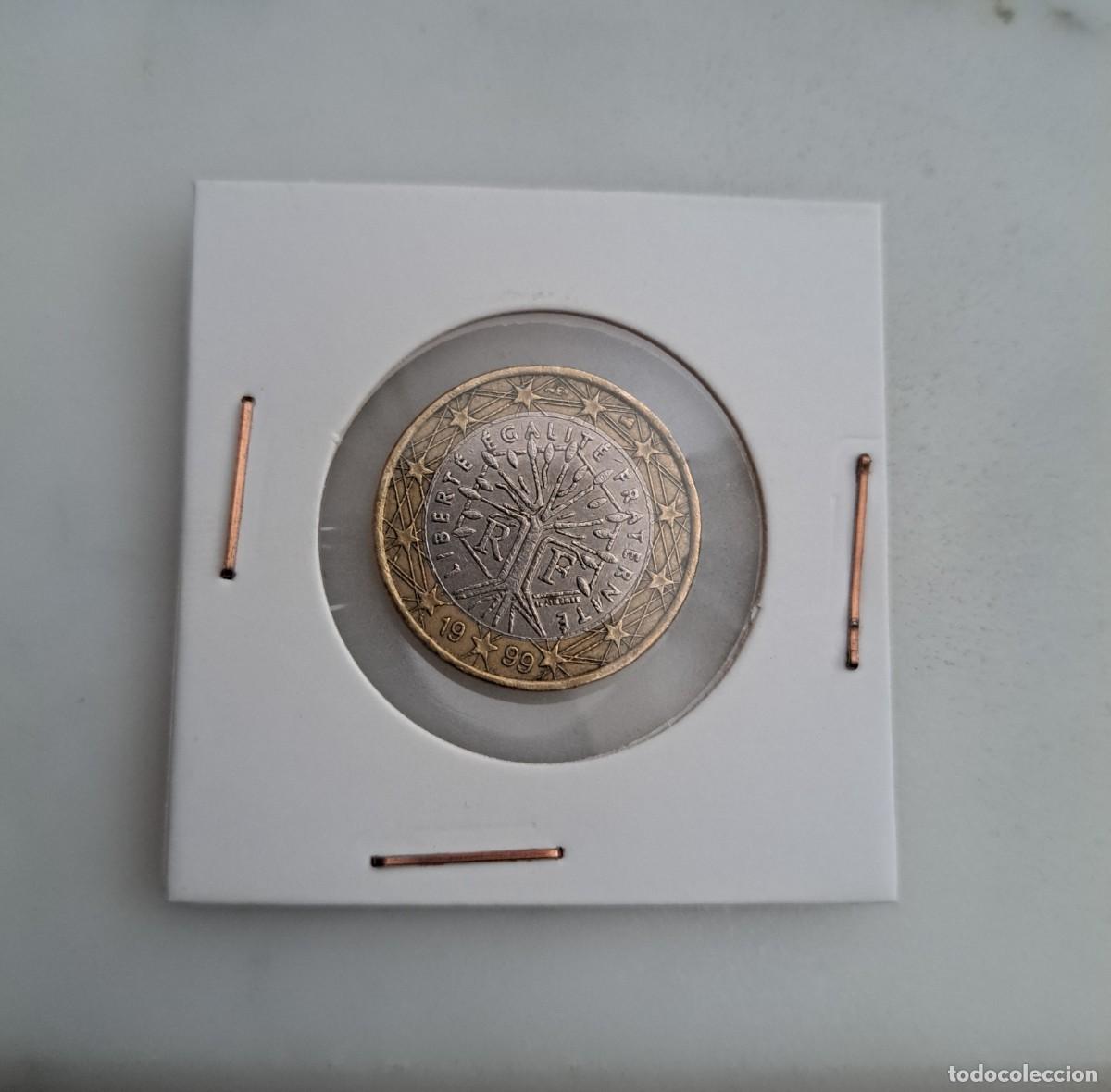 Monedas antiguas de Europa: Moneda de 1 &euro; de Francia de 1999 - Foto 1