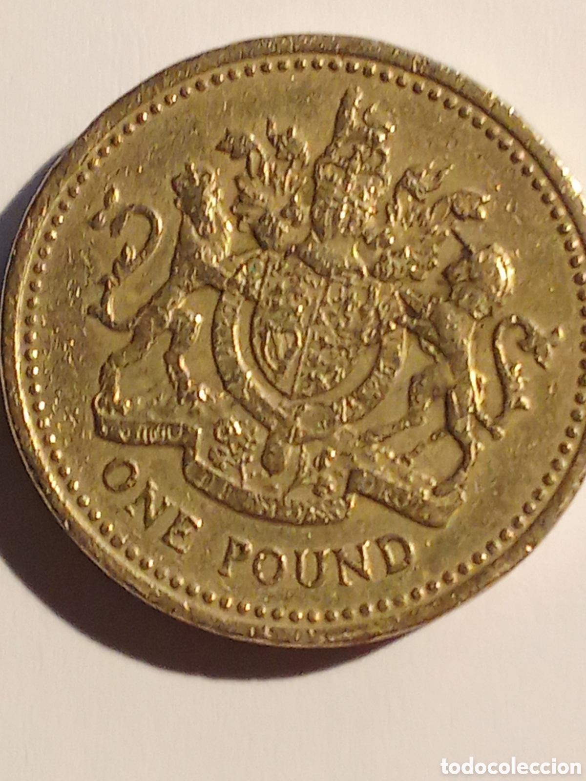 Monedas antiguas de Europa: moneda Inglaterra ONE POUND 1993 B-100 - Foto 2