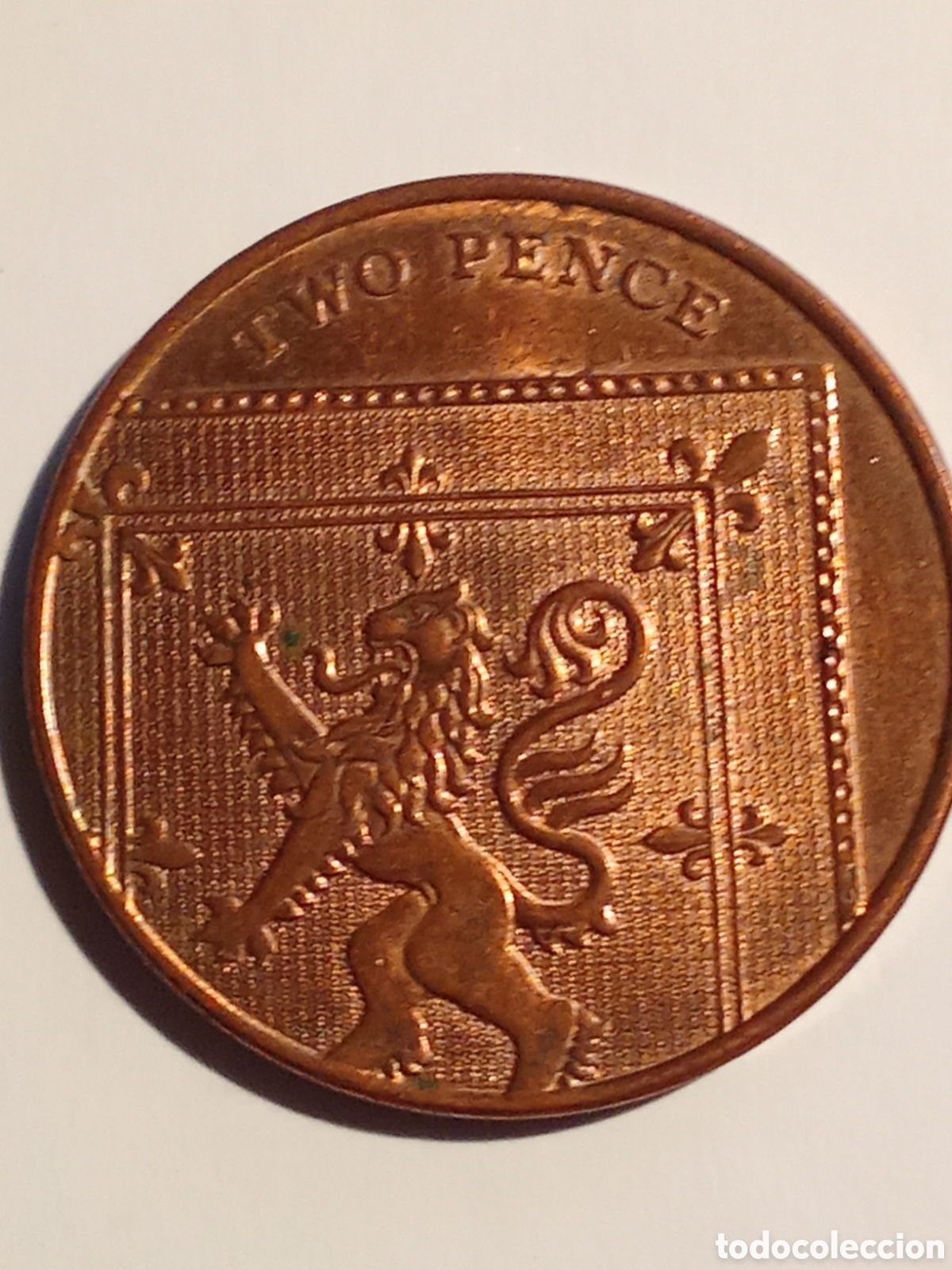 Monedas antiguas de Europa: moneda Inglaterra TWO PENCE 2008 D-100 - Foto 2