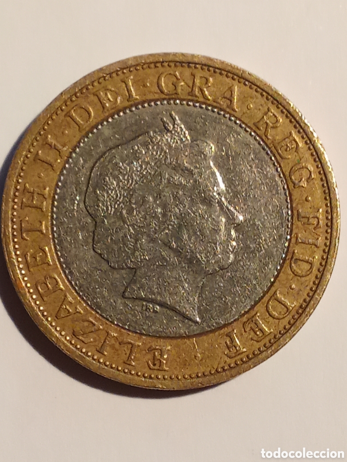 Monedas antiguas de Europa: moneda Inglaterra TWO POUNDS 2001 E-100 - Foto 1