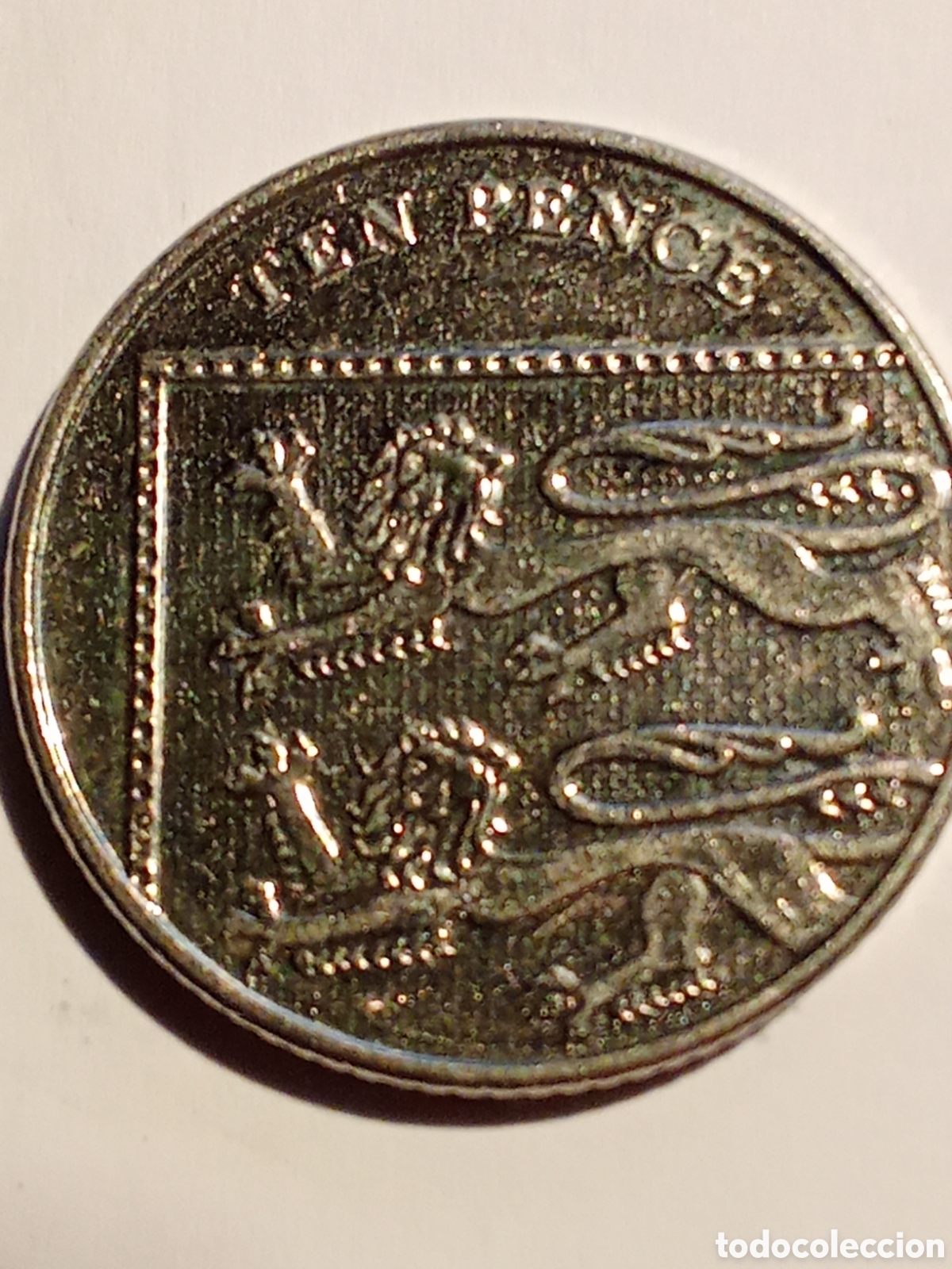 Monedas antiguas de Europa: moneda Inglaterra TEN PENCE 2013 E-100 - Foto 2