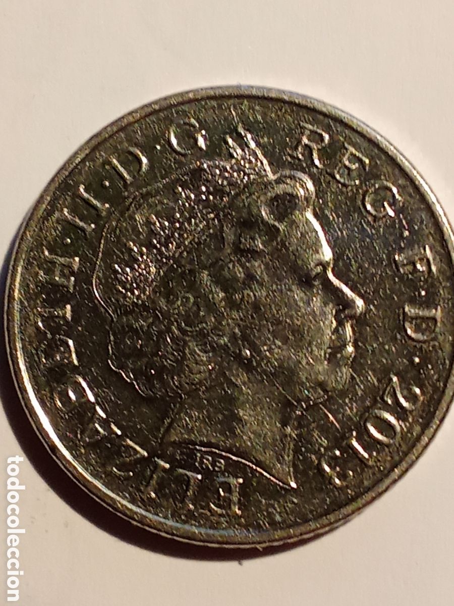 Monedas antiguas de Europa: moneda Inglaterra TEN PENCE 2013 E-100 - Foto 1