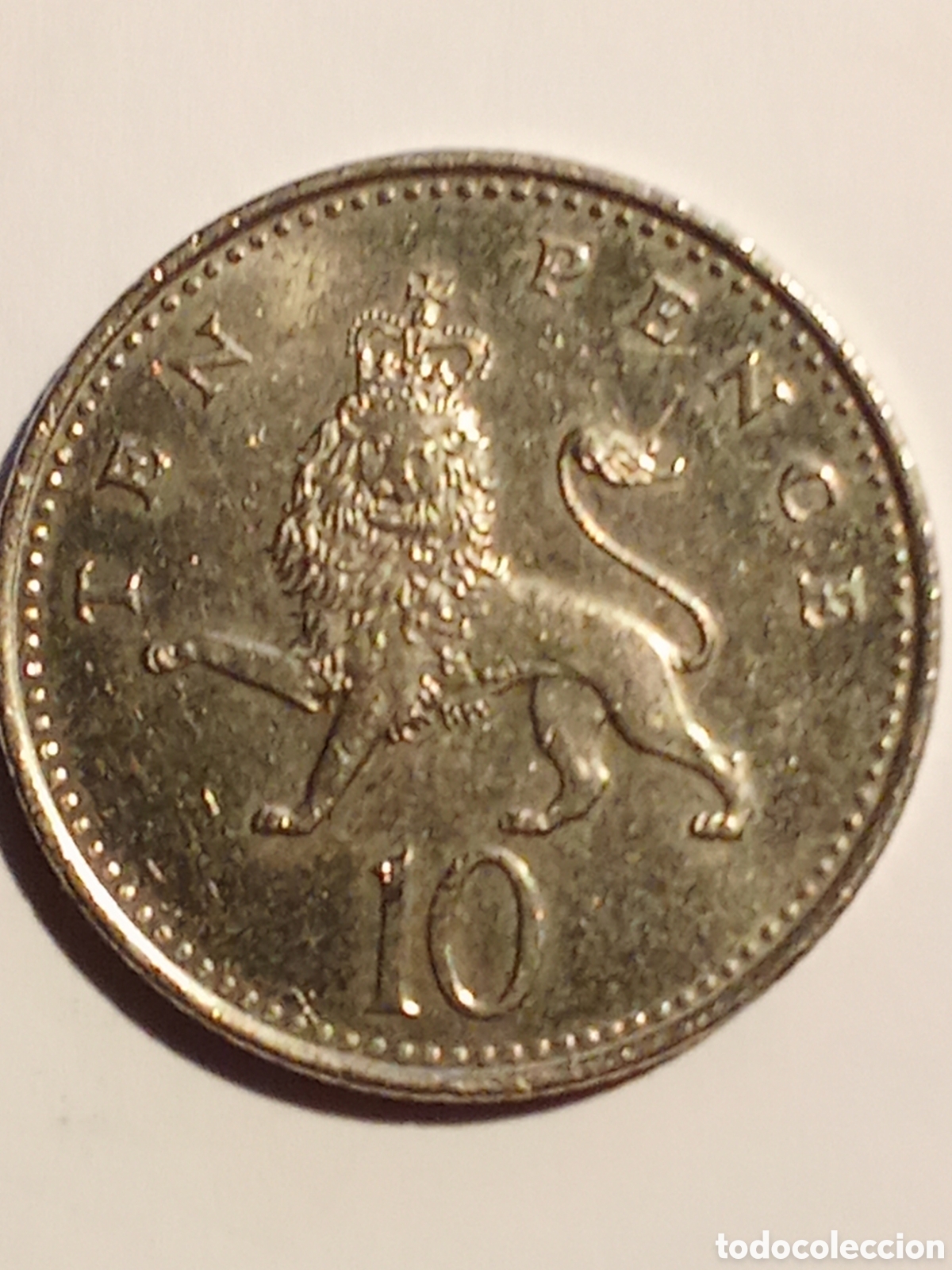 Monedas antiguas de Europa: moneda Inglaterra TEN PENCE 2008 E-100 - Foto 2