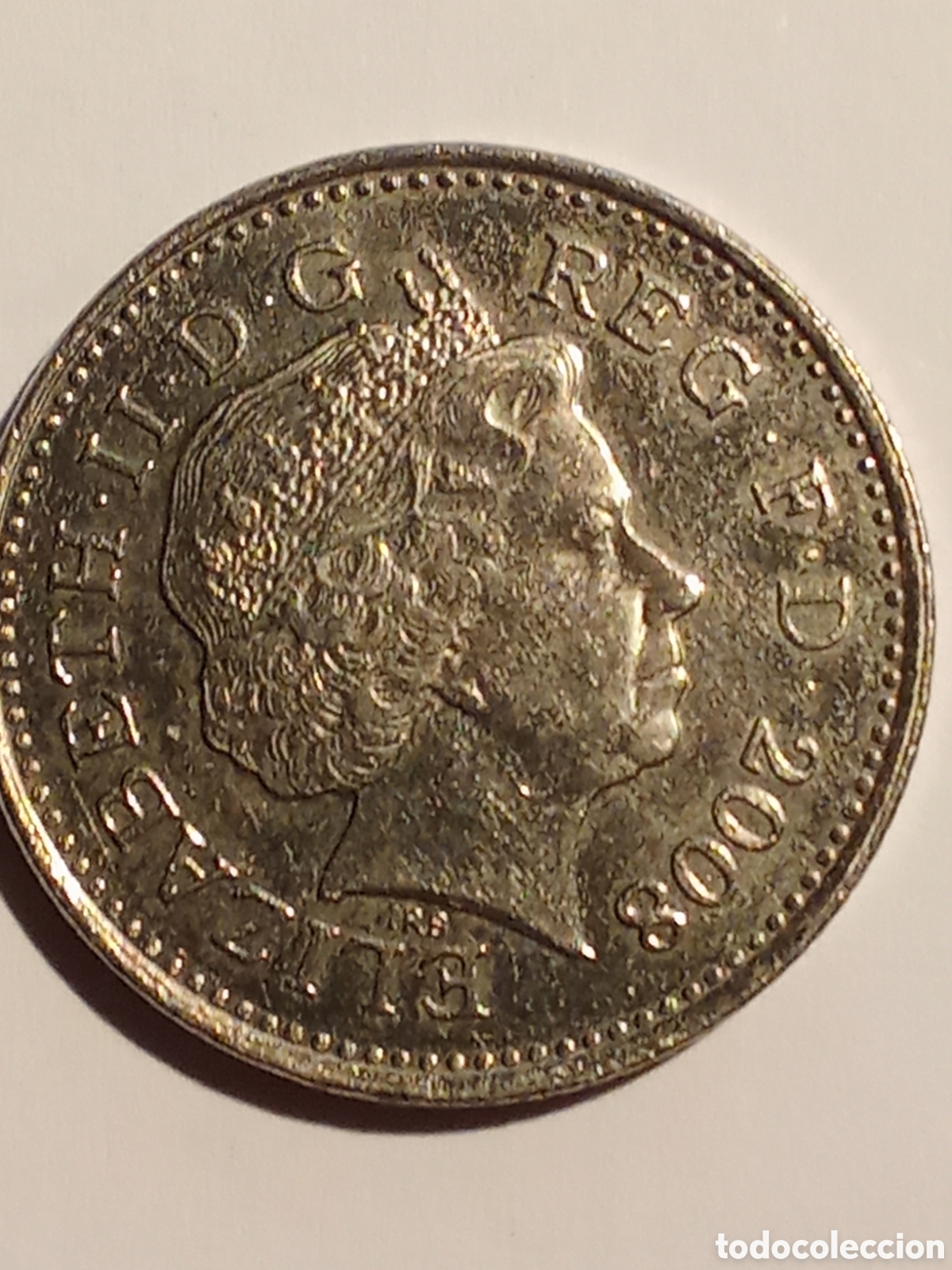 Monedas antiguas de Europa: moneda Inglaterra TEN PENCE 2008 E-100 - Foto 1