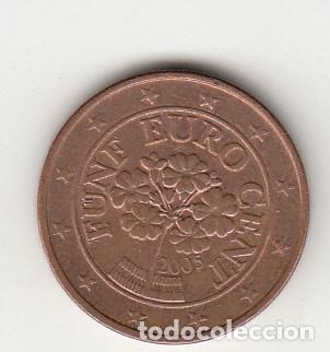 Monedas antiguas de Europa: AUSTRIA. 5 C&Eacute;NTIMOS DE EURO 2005. - Foto 1