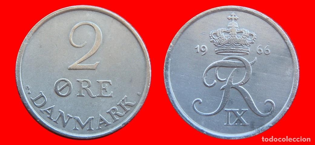 Monedas antiguas de Europa: 2 ORE 1966 DINAMARCA-133418 - Foto 1