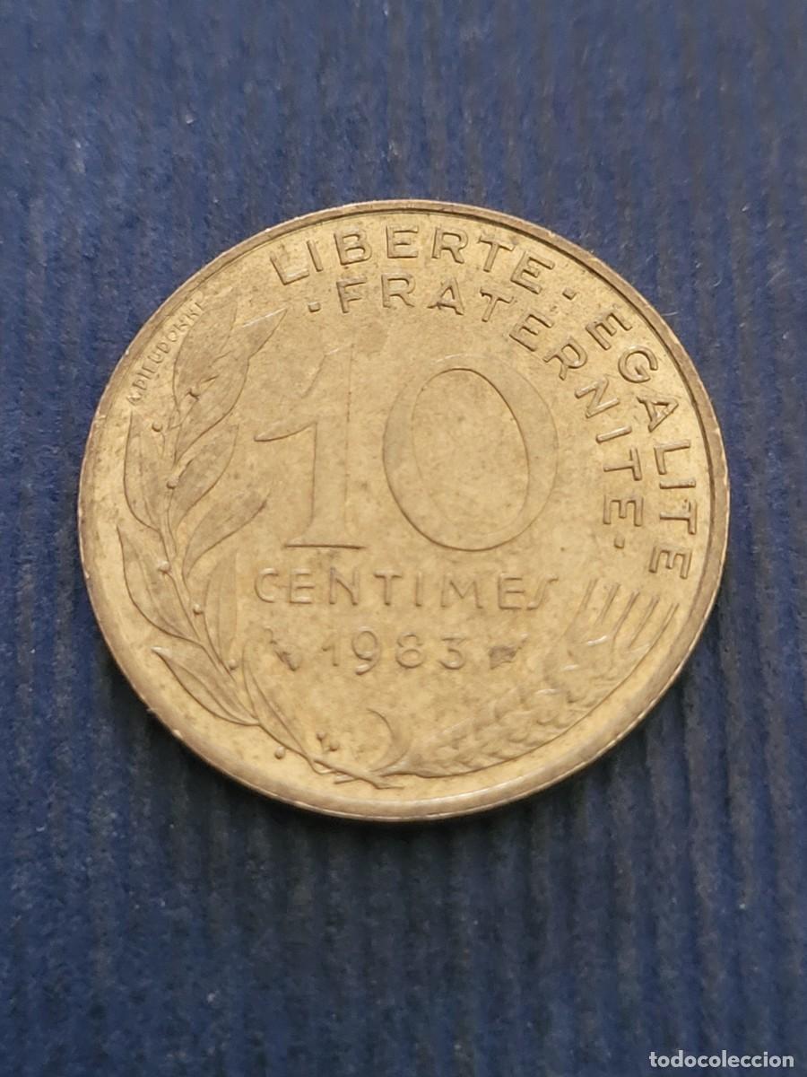 Monedas antiguas de Europa: Moneda 10 c&eacute;ntimos 1983 Francia - Foto 2