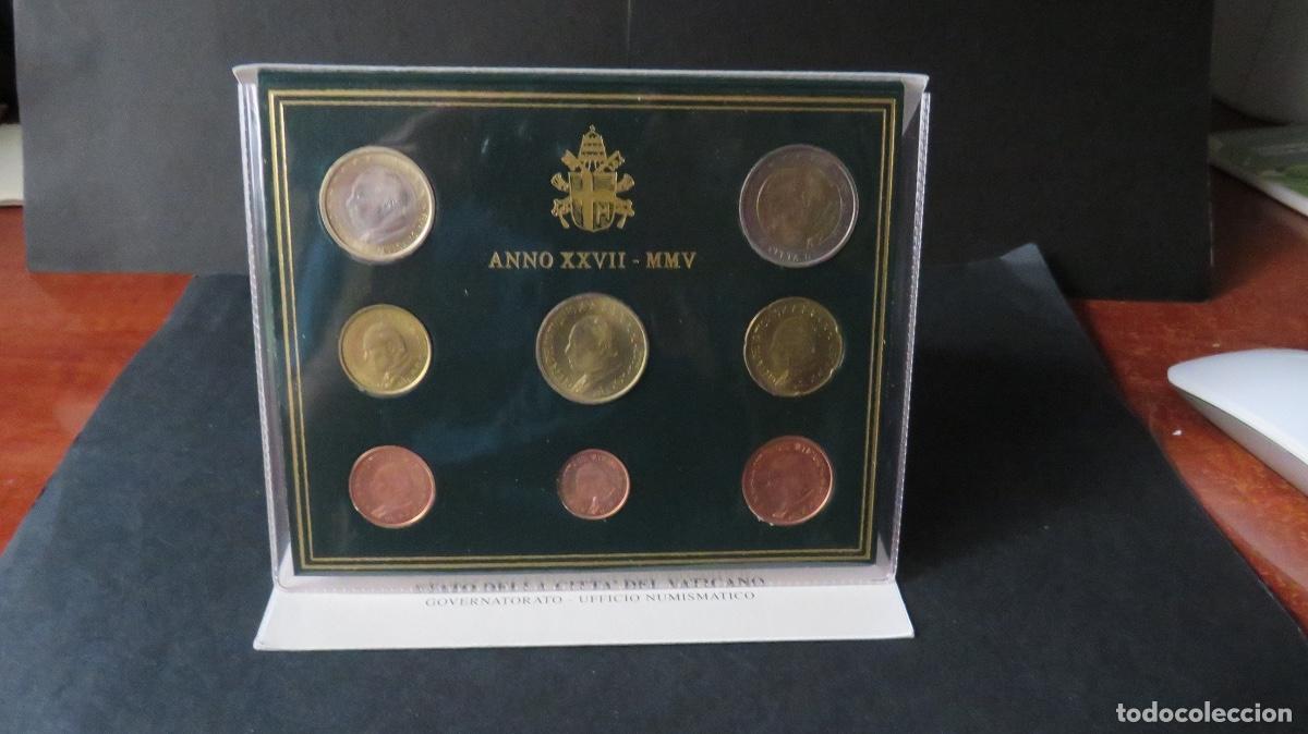 Monedas antiguas de Europa: Set monedas Vaticano 2005 - Foto 2