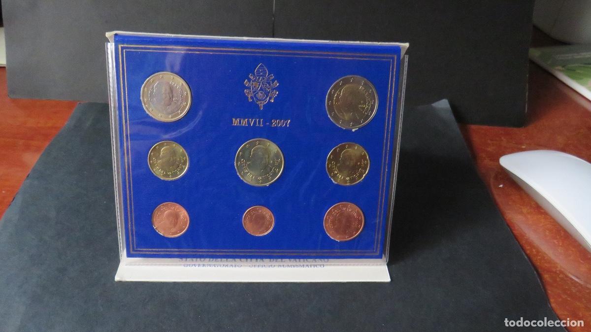Monedas antiguas de Europa: Set de monedas Vaticano 2007 - Foto 2