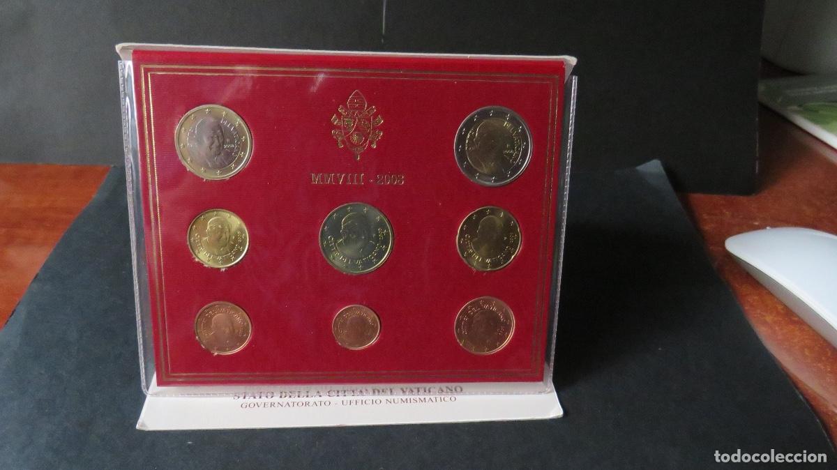 Monedas antiguas de Europa: Set de monedas Vaticano 2008 - Foto 2