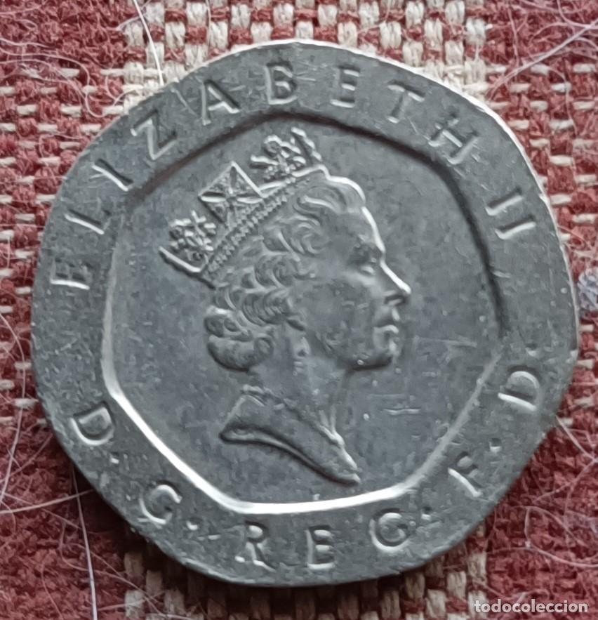 Monedas antiguas de Europa: Moneda de twenty pence de 1993 - Foto 2