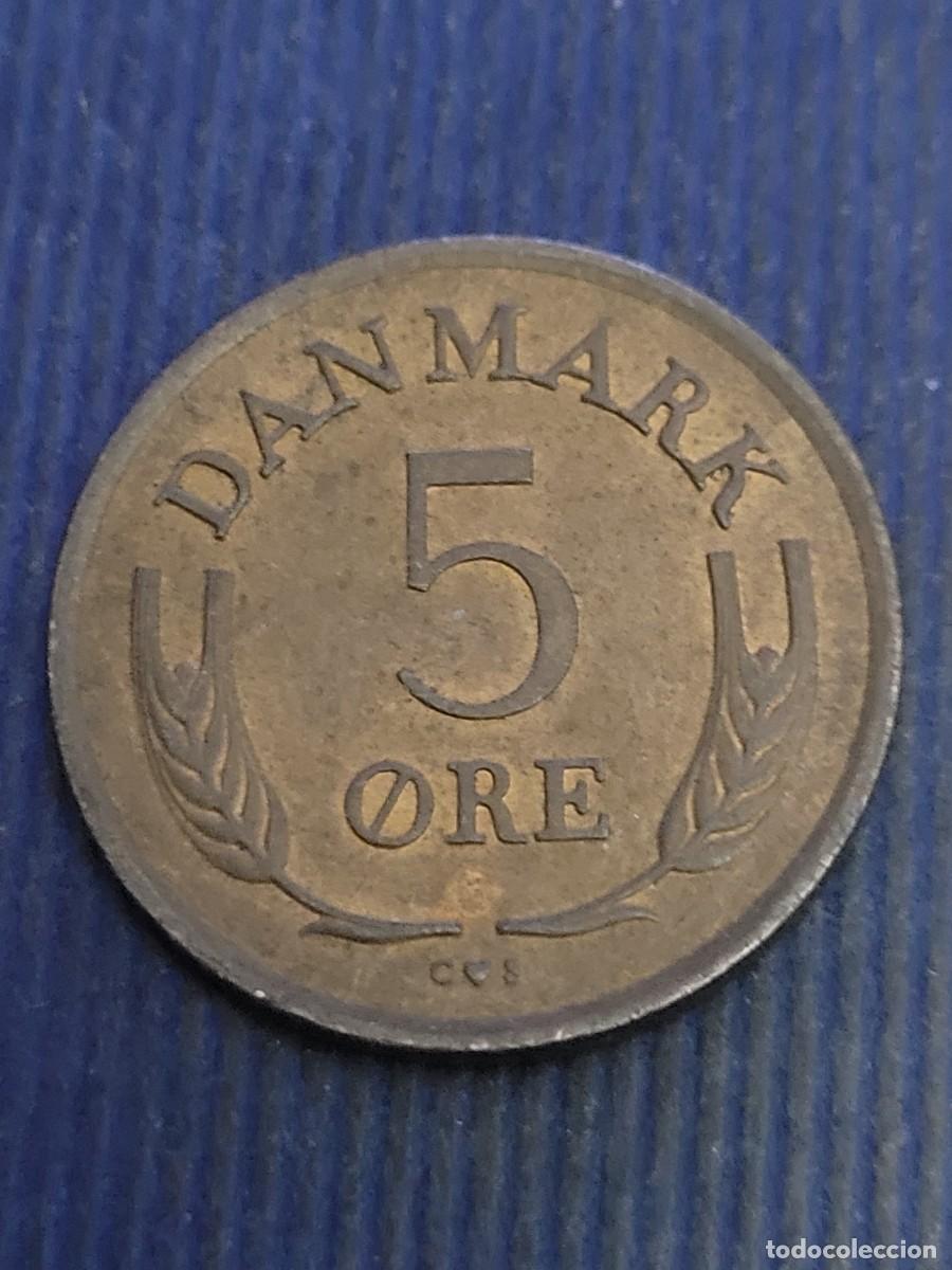 Monedas antiguas de Europa: Moneda 5 ore 1964 Dinamarca - Foto 2